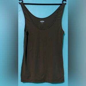 Women's Olive Green Tank Top